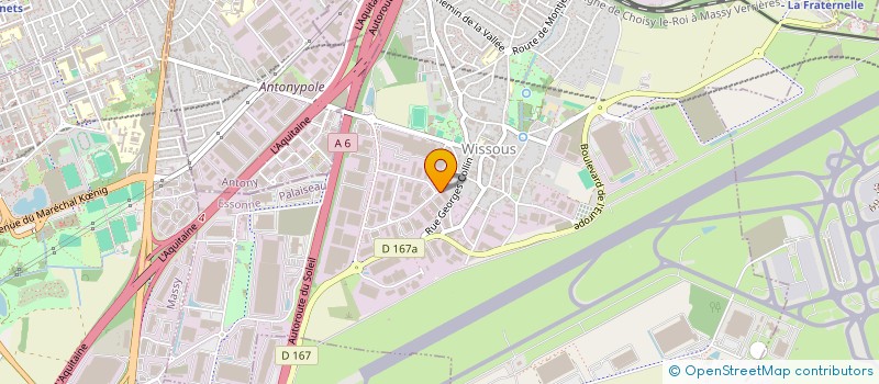localisation de l'entreprise SLG INDUSTRIES à WISSOUS