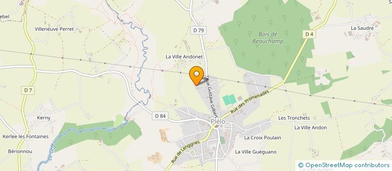 localisation de l'entreprise SLG INVEST à PLELO