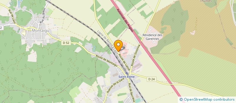 localisation de l'entreprise SLG PEINTURE  SAINT-ERME-OUTRE-ET-RAMECOURT