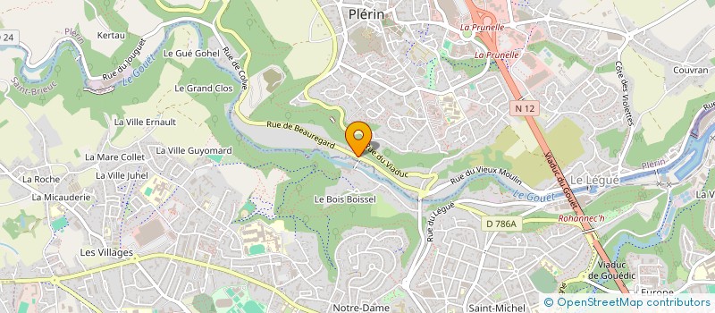 localisation de l'entreprise SLG PLOMBERIE à PLERIN
