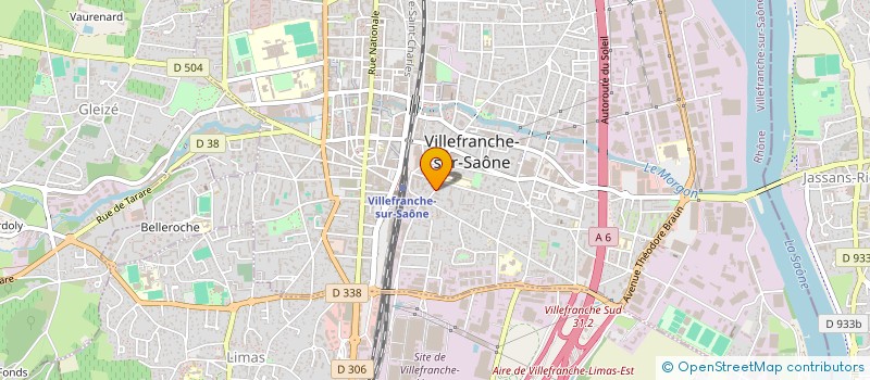 localisation de l'entreprise SLG RESEAU à VILLEFRANCHE-SUR-SAONE