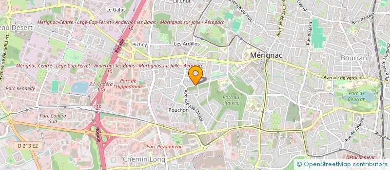 localisation de l'entreprise SLGB  MERIGNAC