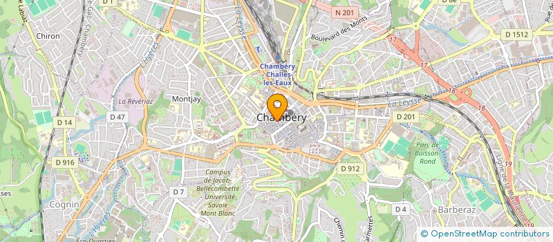 localisation de l'entreprise SLGK  CHAMBERY