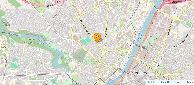 localisation de l'entreprise SLGL à ANGERS