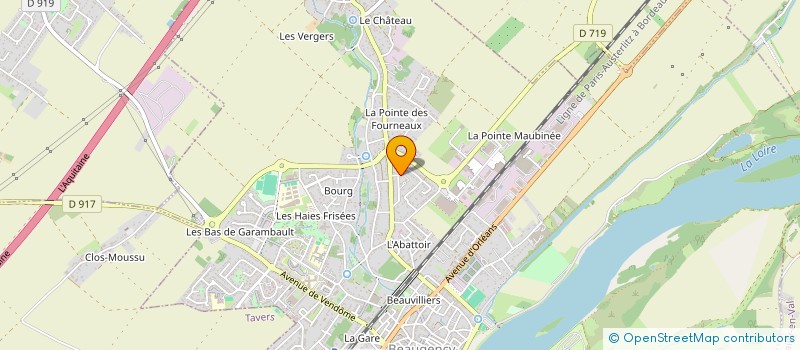 localisation de l'entreprise SLGR  BEAUGENCY