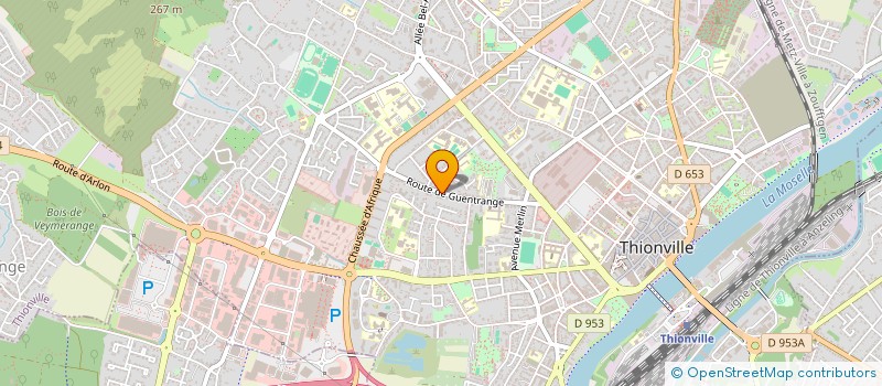 localisation de l'entreprise SLH  THIONVILLE