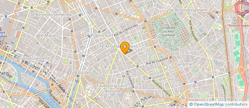 localisation de l'entreprise SLH  PARIS