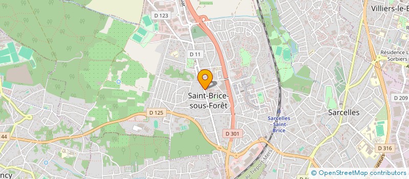 localisation de l'entreprise SLH à SAINT-BRICE-SOUS-FORET