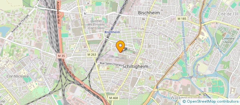 localisation de l'entreprise SLH AUDIT & CONSEIL  SCHILTIGHEIM