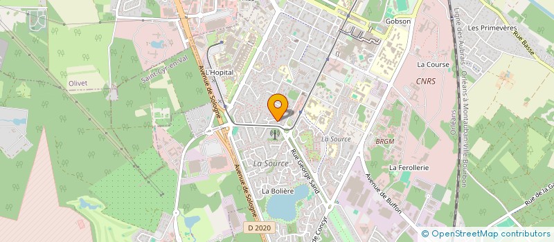 localisation de l'entreprise SLH ENERGIE à ORLEANS