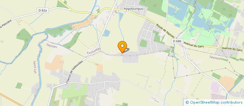 localisation de l'entreprise SLH LOGISTIQUE  FONSORBES