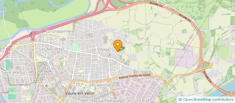 localisation de l'entreprise SLH RENOV'  VAULX-EN-VELIN