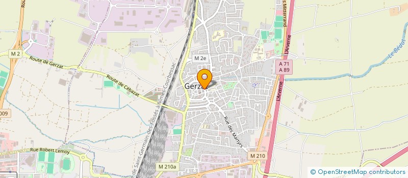 localisation de l'entreprise SLHIMA  GERZAT