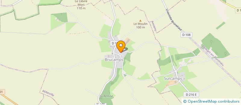 localisation de l'entreprise SLHL  BRUCAMPS