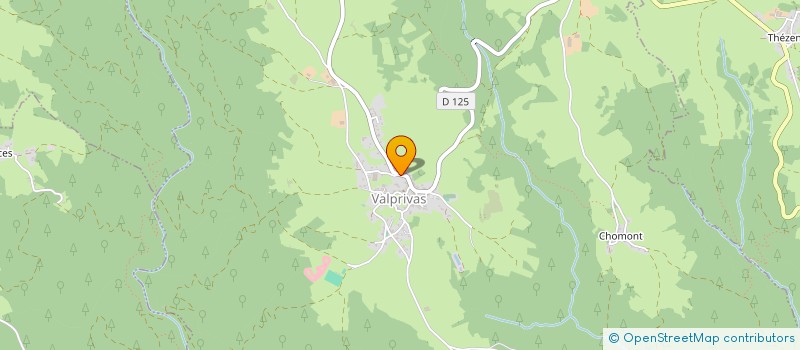 localisation de l'entreprise SLI  VALPRIVAS