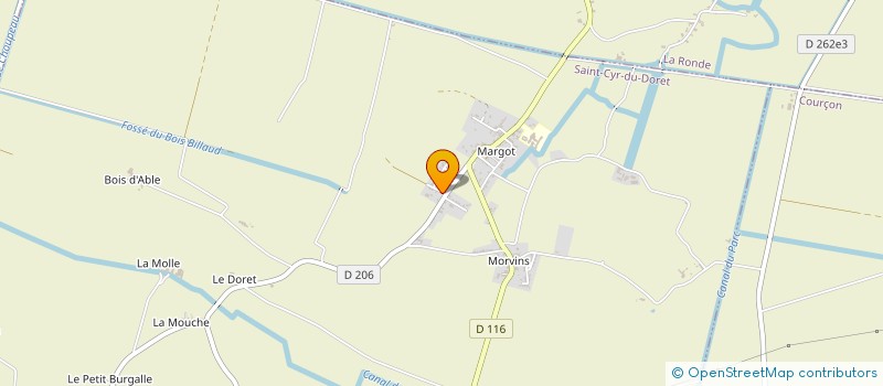 localisation de l'entreprise SLI  SAINT-CYR-DU-DORET