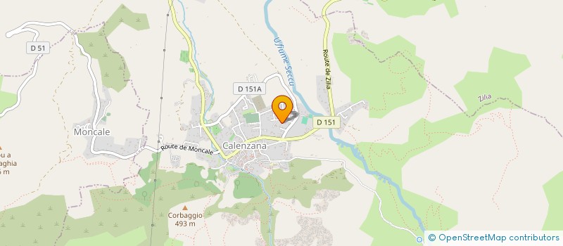 localisation de l'entreprise SLI JOAFRALEX à CALENZANA