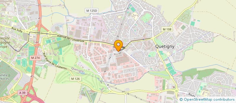 localisation de l'entreprise SLI TECH  QUETIGNY