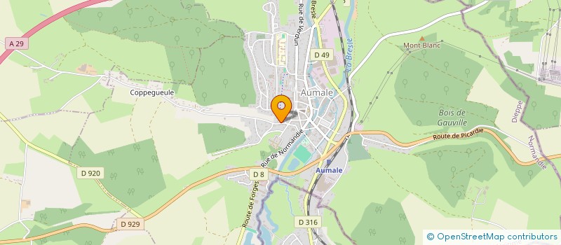 localisation de l'entreprise SLIB  AUMALE