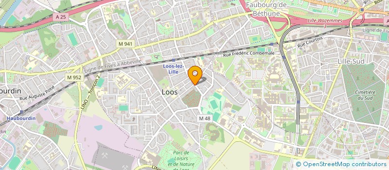 localisation de l'entreprise SLIC TRANSPORT  LOOS