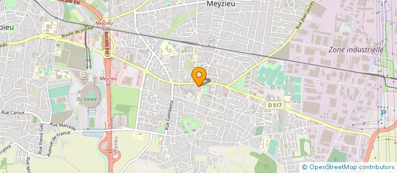 localisation de l'entreprise SLICC à MEYZIEU