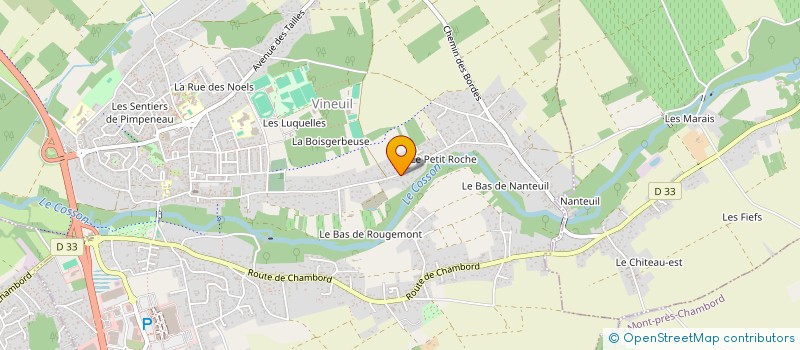 localisation de l'entreprise SLICE à VINEUIL