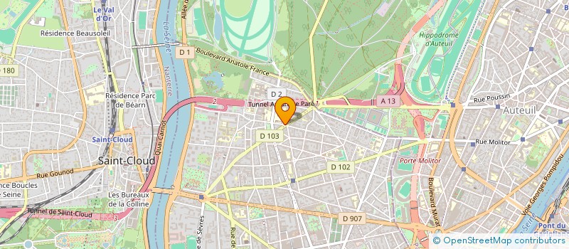 localisation de l'entreprise SLICE BOULOGNE 1 à BOULOGNE-BILLANCOURT