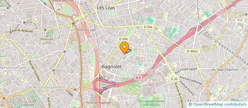 localisation de l'entreprise SLICE COMPAGNY à BAGNOLET