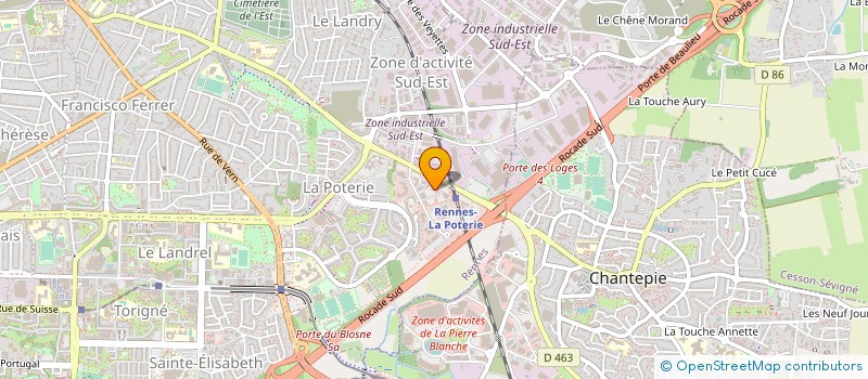 localisation de l'entreprise SLICKTEAM  RENNES