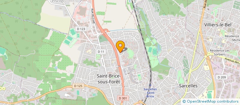 localisation de l'entreprise SLIDERS COORPORATION  SAINT-BRICE-SOUS-FORET