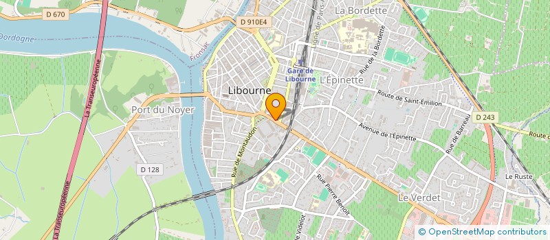 localisation de l'entreprise SLIDERS MOTOS  LIBOURNE