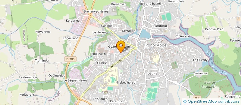 localisation de l'entreprise SLIM à PONT-L'ABBE