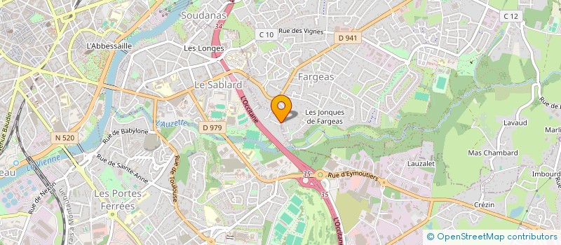 localisation de l'entreprise SLIM  LIMOGES