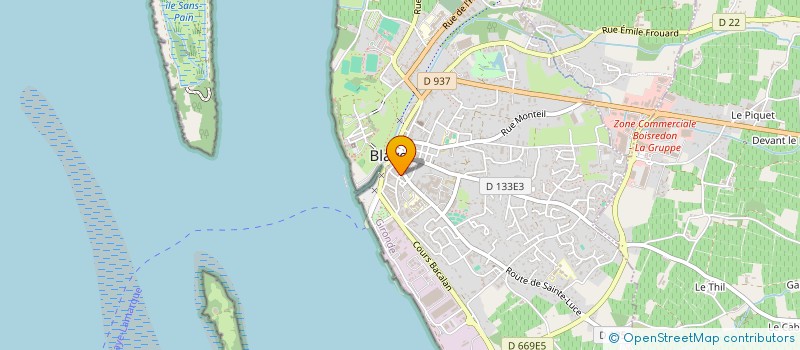 localisation de l'entreprise SLIM BAT  VILLENAVE-D'ORNON