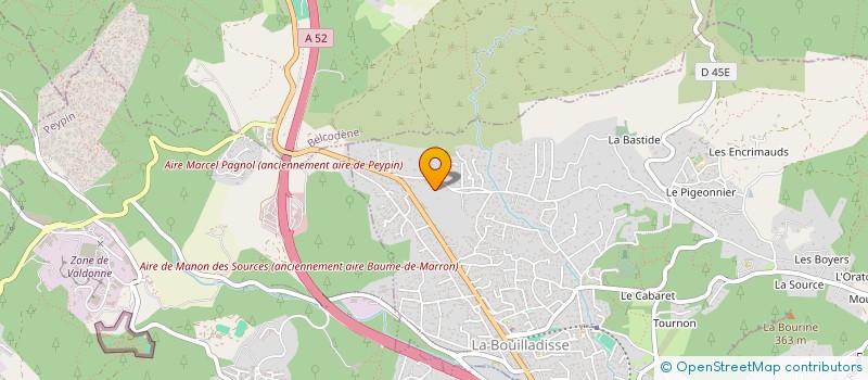 localisation de l'entreprise SLIM ELEC  LA BOUILLADISSE