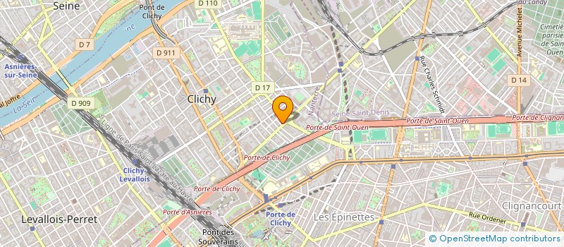 localisation de l'entreprise SLIM-IMMO à CLICHY