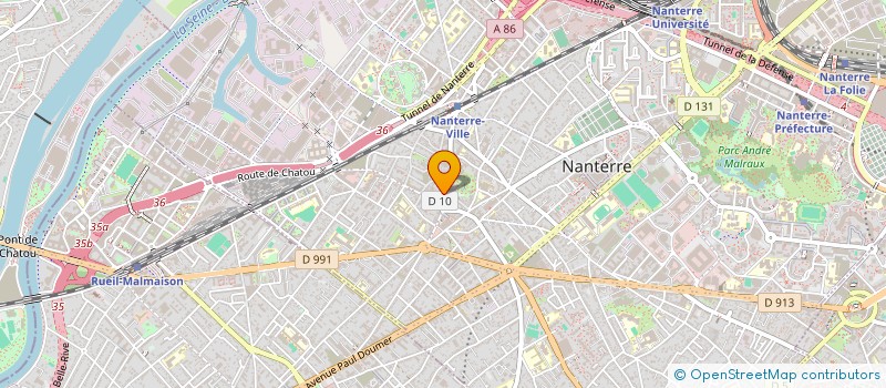 localisation de l'entreprise SLIM PRESSING  NANTERRE