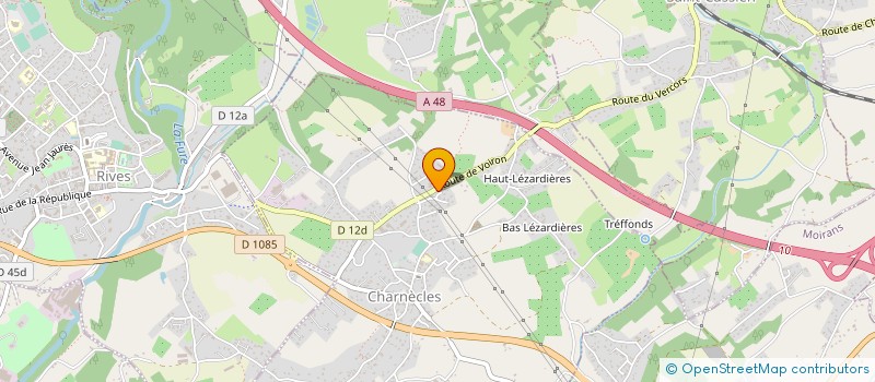 localisation de l'entreprise SLIM'TRANSPORTS à CHARNECLES