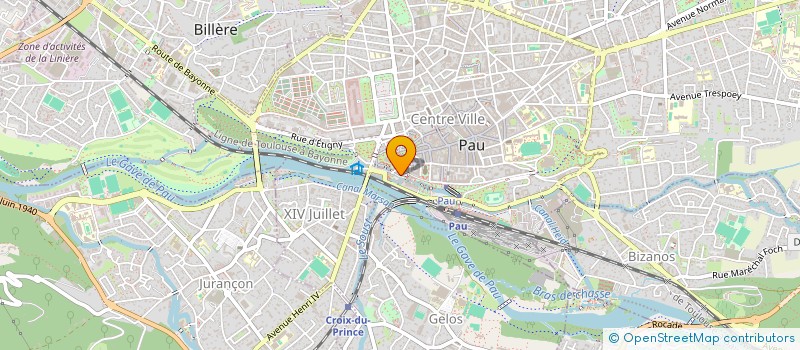 localisation de l'entreprise SLIMA  PAU