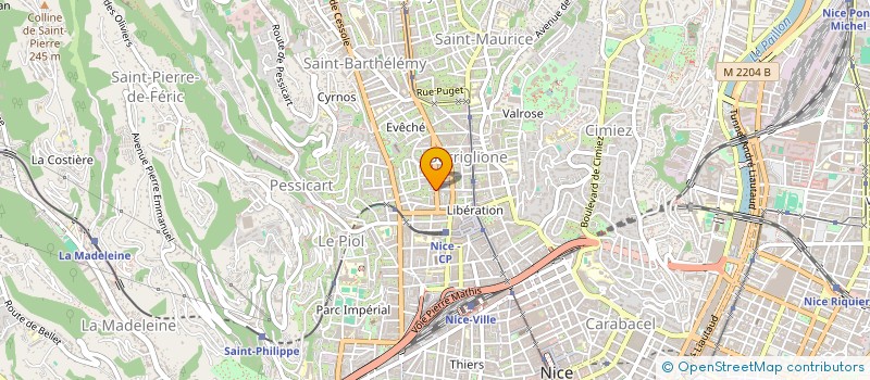 localisation de l'entreprise SLIMAFOOD à NICE