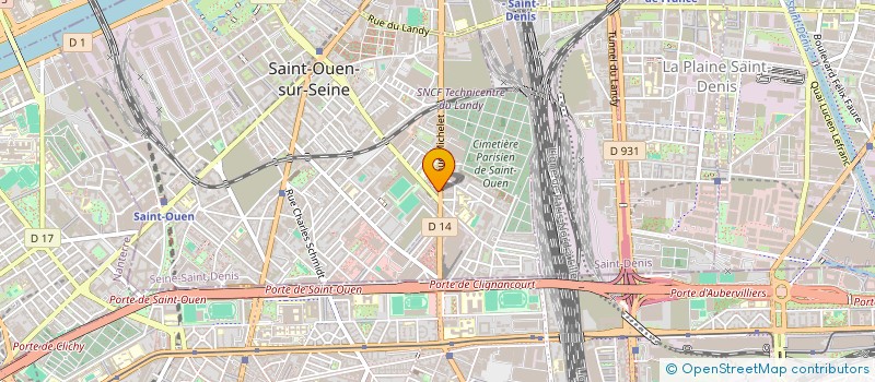 localisation de l'entreprise SLIMAN à SAINT-OUEN-SUR-SEINE