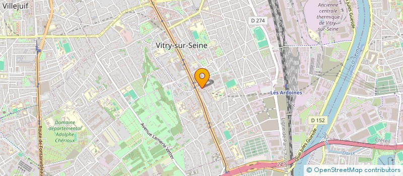 localisation de l'entreprise SLIMANI INVEST GROUP à VITRY-SUR-SEINE