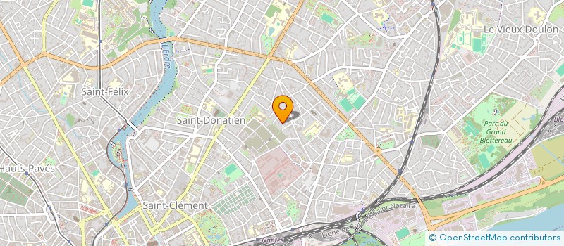 localisation de l'entreprise SLIMAX à NANTES