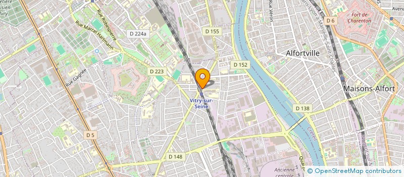 localisation de l'entreprise SLIMHOTEL à VITRY-SUR-SEINE
