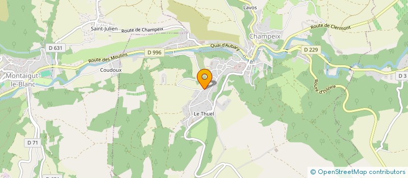 localisation de l'entreprise SLIN CONSULT  CHAMPEIX