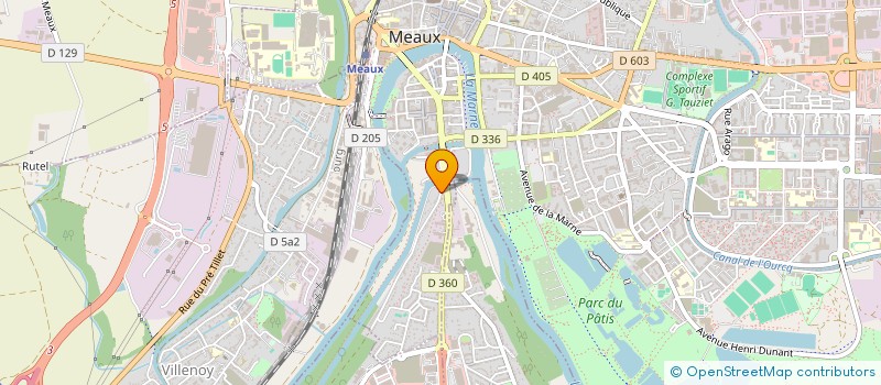 localisation de l'entreprise SLINAUD à MEAUX