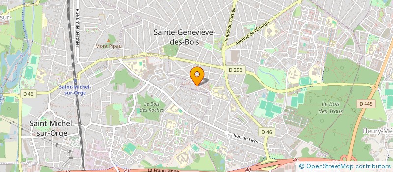 localisation de l'entreprise SLINDA à SAINTE-GENEVIEVE-DES-BOIS