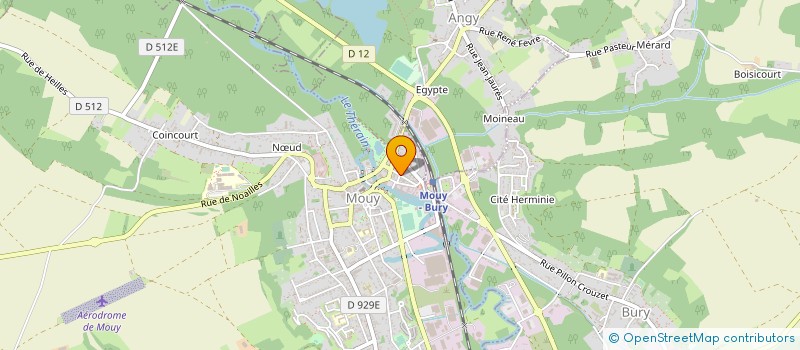 localisation de l'entreprise SLINE AUTO PIECE  MOUY