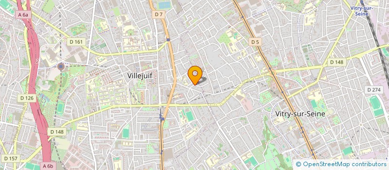 localisation de l'entreprise SLINK  VILLEJUIF