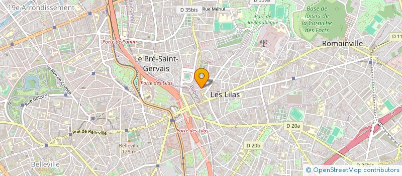 localisation de l'entreprise SLIPDAY PRODUCTIONS à LE PRE-SAINT-GERVAIS